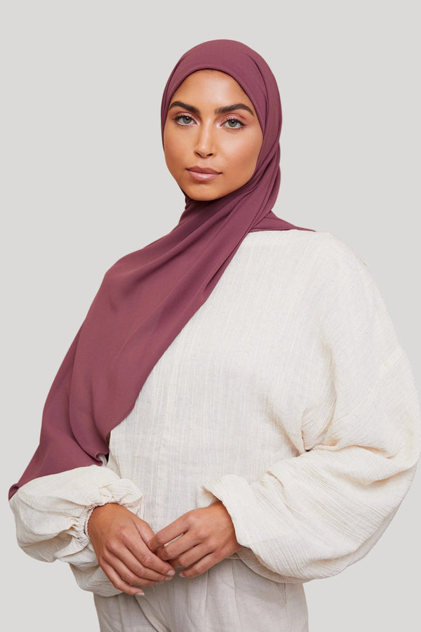Premium Chiffon Hijab - Byzantium